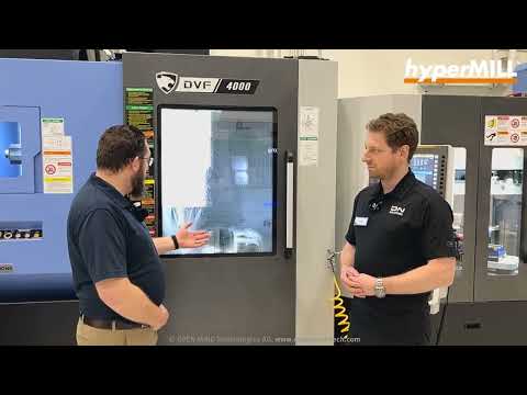 DN Solutions Grand Opening 2025 | 5 Axis Aerospace Blisk on the DVF 4000